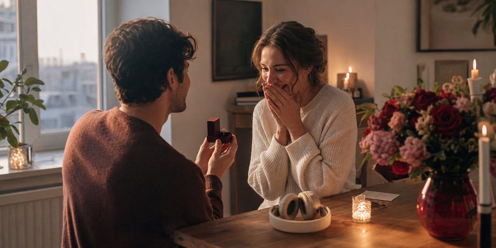 A personalized song accompanying a proposal